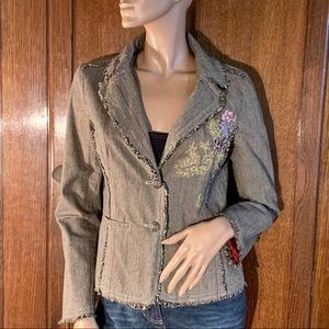Forever 21 Embroidered Blazer